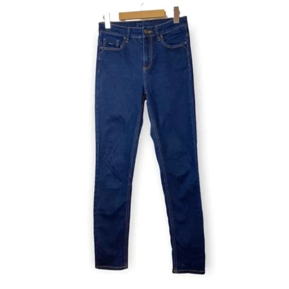 Zara Denim Z1975 Skinny Dark Wash Blue Jeans 6